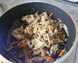 豚肉で簡単！ご飯にあう甘辛味の肉ごぼう♥作り方3写真
