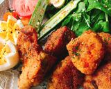 ブライン液で胸肉柔らかナンプラー唐揚げ作り方12写真