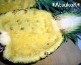 ★パイナップルに入ったパイナップル炒飯★作り方2写真