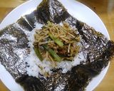 焼きそばのおにぎらず作り方3写真