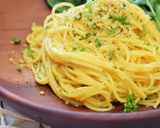 ふりかけパン粉で簡単♡たまごパスタ♪作り方2写真