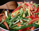 カレー味でシャキッと肉野菜炒め♪作り方5写真