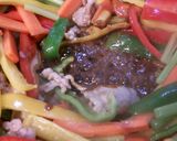 カレー味でシャキッと肉野菜炒め♪作り方9写真
