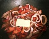 美味！簡単☆イカとトマトのバター醤油炒め作り方3写真