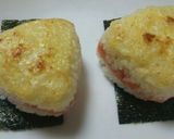 明太子入りマヨ焼きおにぎり♪作り方5写真