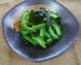ゴーヤとワカメの酢の物♪作り方6写真