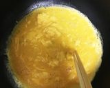 簡単！豆苗ときのこの中華風卵炒め作り方5写真