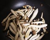 簡単！豆苗ときのこの中華風卵炒め作り方6写真