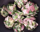 ちゃちゃっと豚こま丸めてシソネギ甘辛焼き作り方2写真