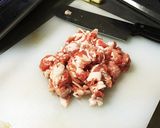 ジューシー！豚こまで作る麻婆豆腐！作り方1写真