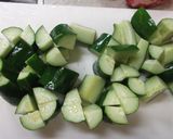 きゅうりの煮込み惣菜作り方1写真