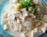 簡単ランチに＊豆乳豆腐のぶっかけそうめん作り方6写真