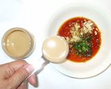 冷奴♪ゴマだれ豆腐♪棒棒鶏風ゴマだれ冷奴作り方3写真