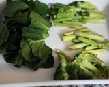 ちりめん雑魚と蒸し煮野菜の和風パスタ作り方1写真
