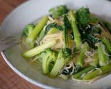 ちりめん雑魚と蒸し煮野菜の和風パスタ作り方6写真