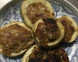 わさびドレッシング風味・白なすの肉詰め作り方1写真