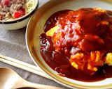 ★簡単オムハヤシ★~オムライス~作り方10写真