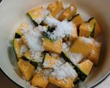 かぼちゃとベーコンの洋風煮物♪バター風味作り方1写真