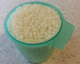 離乳食　お鍋で米から作るお粥(5倍粥）作り方1写真