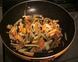 山菜と豆腐のとろり田舎煮♪作り方3写真