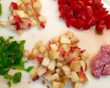 さっぱり最高◎桃トマトのイタリアン素麺作り方1写真