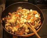 山菜と豆腐のとろり田舎煮♪作り方4写真