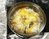 鯖缶の卵雑炊作り方4写真