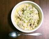 鯖缶の卵雑炊作り方6写真