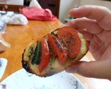 朝採りたて！トマトと小松菜のブルスケッタ作り方6写真