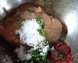 お弁当にも❗梅シソつくね作り方3写真
