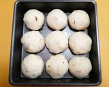 レーズンくるみ湯種ちぎりパン（HB生地）作り方12写真