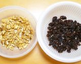 レーズンくるみ湯種ちぎりパン（HB生地）作り方3写真