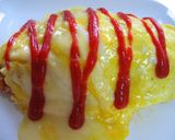 ミートソースライスでチーズオムライス♪作り方7写真