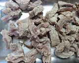 牛筋と玉ねぎの簡単煮込み作り方4写真