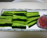 居酒屋メニュー　"梅キュー"作り方3写真