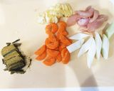 ササミでヘルシーに☆簡単カレーそば作り方1写真