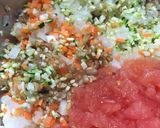 夏野菜のドライカレー作り方1写真