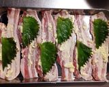 みそとクリームチーズの豚バラ巻き作り方4写真