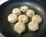 梅シソつくねのレンコン焼き作り方4写真