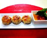 梅シソつくねのレンコン焼き作り方6写真