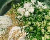 ☆もっちりしゃくしゃく おくら焼き☆作り方1写真