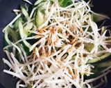 適当旨レシピ☆キュウリともやしの中華炒め作り方3写真