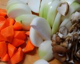 白菜とキノコと鶏むね肉の簡単ケチャップ煮作り方1写真