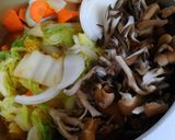 白菜とキノコと鶏むね肉の簡単ケチャップ煮作り方4写真