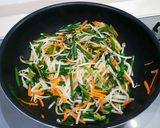 簡単❤野菜とふわふわ卵の和風あんかけ♪作り方5写真