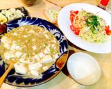 白麻婆豆腐 and 麻婆麺作り方4写真
