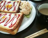 おうちカフェ超簡単半熟卵のエッグトースト作り方5写真