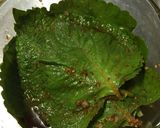 エゴマの葉の醤油漬け作り方7写真