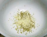えびとバジルガーリックソルトの冷製パスタ作り方2写真