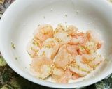 えびとバジルガーリックソルトの冷製パスタ作り方4写真